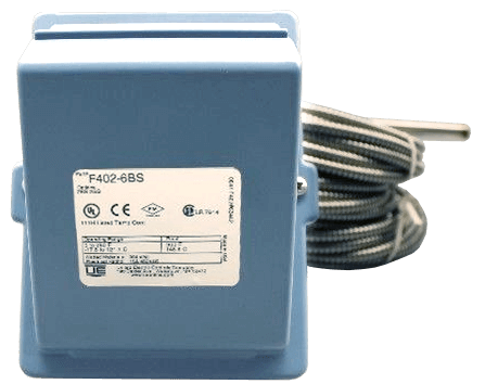 United Electric Temperature Switch, 400 Series Type F402 Models 1BS to 8BS